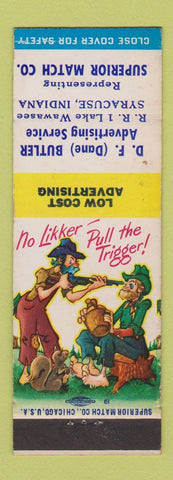 Matchbook Cover - DF Butler Superior Match Syracuse IN hillbilly