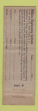 Matchbook Cover - Refrigeration Air Conditioning Jobs Utilites Engineering NYC