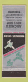 Matchbook Cover - Michaels Stern Men's Clothes Archie's Worcester MA Federal