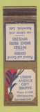 Matchbook Cover - Union Avenue Gift Shop Bakersfield CA WEAR