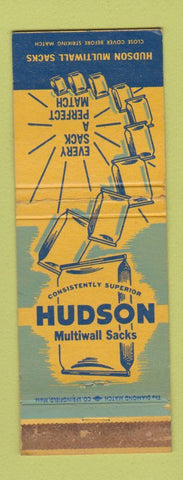 Matchbook Cover - Hudson Multiwall Sacks  WEAR