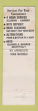 Matchbook Cover - King Cotton Cleaners Memphis? TN WEAR