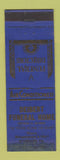 Matchbook Cover - Deibert Funeral Home Elverson PA BLUE WORN