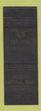 Matchbook Cover - Deibert Funeral Home Elverson PA BLACK