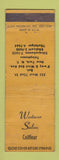 Matchbook Cover - Westover Salon New York City WEAR
