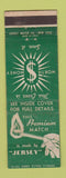 Matchbook Cover - Jersey Match Company