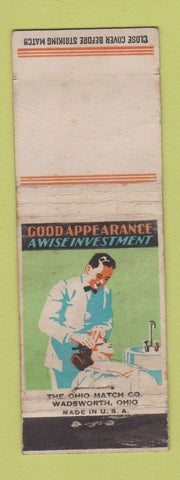 Matchbook Cover - Barber Shop Stock Graphics WEAR