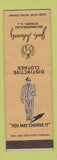 Matchbook Cover - Jack Schwartz Men's Clothes Newark NJ