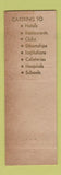 Matchbook Cover - Waterman Ledger Corp Vegetables Fruits