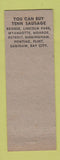 Matchbook Cover - Tenn Sausage Ecorse MI Corn Meal