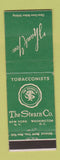 Matchbook Cover - The Stearn Company Tobacco New York City Washington DC