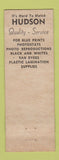 Matchbook Cover - Hudson Blue Print Newark NJ