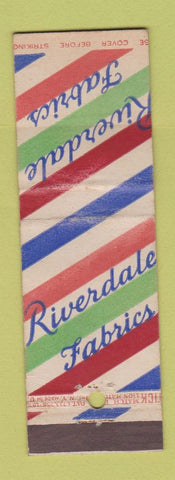 Matchbook Cover - Riverdale Fabrics MISCUT 30 Stick WEAR