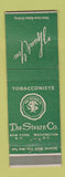 Matchbook Cover - Stearn Tobacco New York City Washington DC WEAR