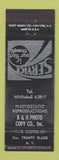 Matchbook Cover - Photostatic Reproductions B&H Photo New York City WORN