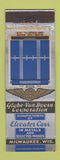 Matchbook Cover - Globe Van Doorn Corp Elevator Cars Milwaukee WI deco