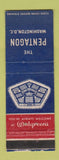Matchbook Cover - Pentagon Washington DC Walgreens Drug Store DD Bean WEAR