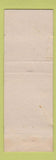 Matchbook Cover - C Ike Burris Income Tax Harrisburg PA pinup Christmas