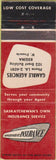 Matchbook Cover - Government Insurance Gamble Agencies Regina SK WEAR