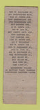Matchbook Cover - Arundel Ice Cream Baltimore MD cakes chocolates WEAR