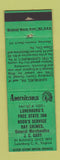 Matchbook Cover - Free State Inn Lunenburg Court House VA Perkins Americana WORN