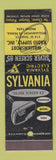 Matchbook Cover - Sylvania TV Williamsport Radio Supply PA
