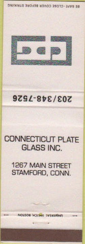 Matchbook Cover - Connecticut Plate Glass Inc Stamford CT