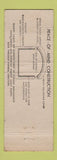 Matchbook Cover - Wilbert Burial Vaults