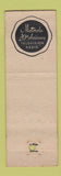 Matchbook Cover - Motorola Radios Jules Darien CT WEAR