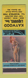 Matchbook Cover - Kaywood Liquors Mount Rainier MD pinup