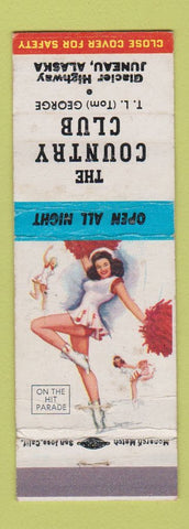 Matchbook Cover - Country Club Juneau AK pinup WEAR