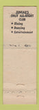 Matchbook Cover - Country Club Juneau AK pinup WEAR