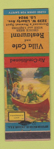 Matchbook Cover - Villa Cafe Restaurant Dormont PA