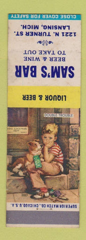 Matchbook Cover - Sam's Bar Lansing MI WEAR