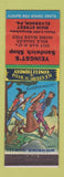 Matchbook Cover - Yeingst's Sandwich Shop Elverson PA hillbilly