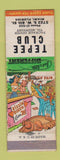 Matchbook Cover - Tepee Club Miami FL hillbilly