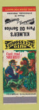 Matchbook Cover - Kilmer's Pure oil gas Syracuse IN hillbilly