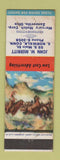 Matchbook Cover - John Merritt Mercury Match Zanesville OH WEAR