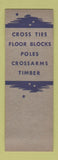 Matchbook Cover - Southern Wood Preserving Atlanta GA