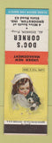 Matchbook Cover - Doc's Corner Brookston IN Does It Still Hurt