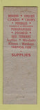Matchbook Cover - Trefflich's Pet Store New York City WEAR