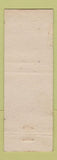 Matchbook Cover - Gerber's Gulf oil gas Berlin OH hillbilly Private Property