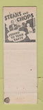 Matchbook Cover - Wayne's Grill New Castle IN hillbilly