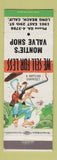 Matchbook Cover - Montie's Valve Shop Long Beach CA hillbilly