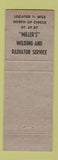 Matchbook Cover - Washington Auto Top covers Washington NJ hillbilly