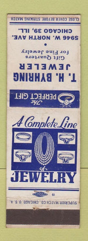Matchbook Cover - TH Byhring Jewelry Chicago IL