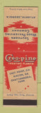 Matchbook Cover - Southern Wood Preserving Atlanta GA Creo Pine