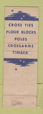 Matchbook Cover - Southern Wood Preserving Atlanta GA Creo Pine
