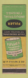 Matchbook Cover - Fuller Industrial Finishes WP Fuller