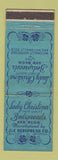 Matchbook Cover - Lady Christina Bedspreads Ellijay GA WEAR